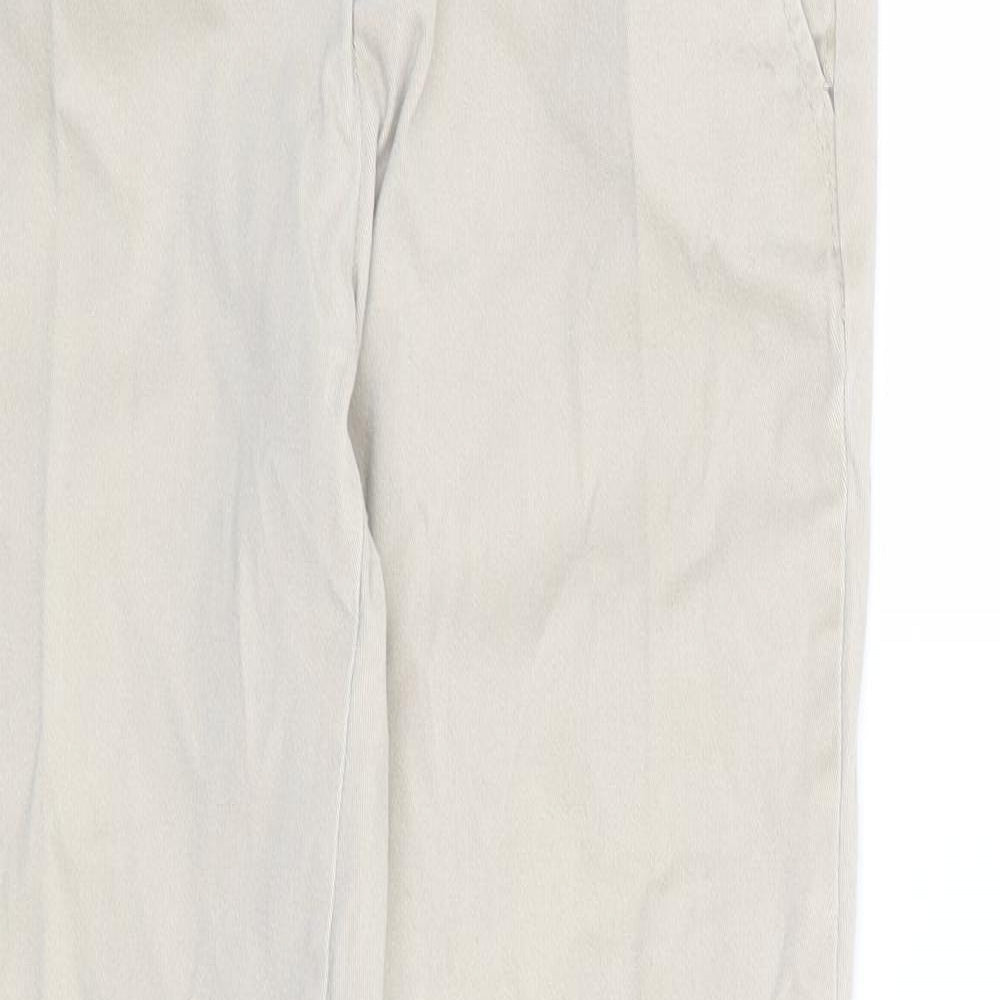 Womens UK Size 8 TALLY WEiJL Regular Fit Straight Beige Jeans