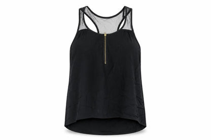 Womens UK Size 4 H&M Black Basic Blouse