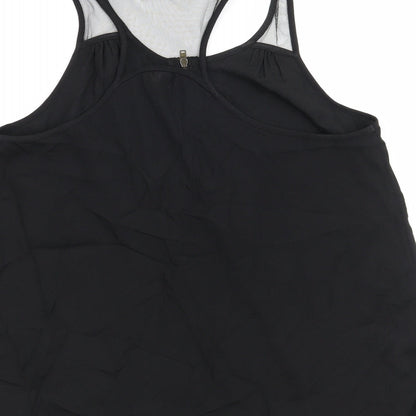 Womens UK Size 4 H&M Black Basic Blouse