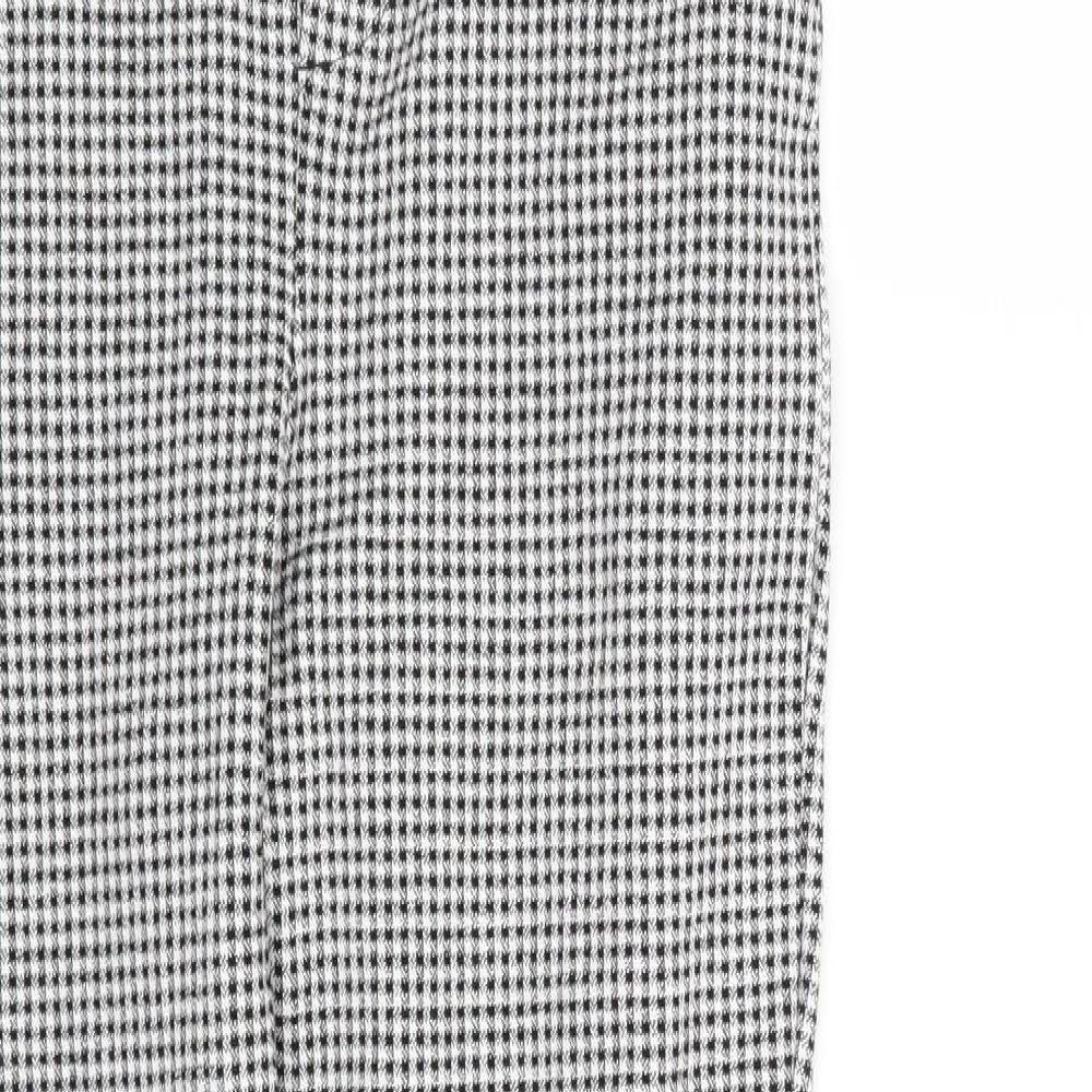 Womens UK Size M Zara Regular Fit  Black Trousers