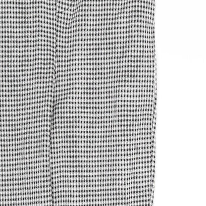 Womens UK Size M Zara Regular Fit  Black Trousers