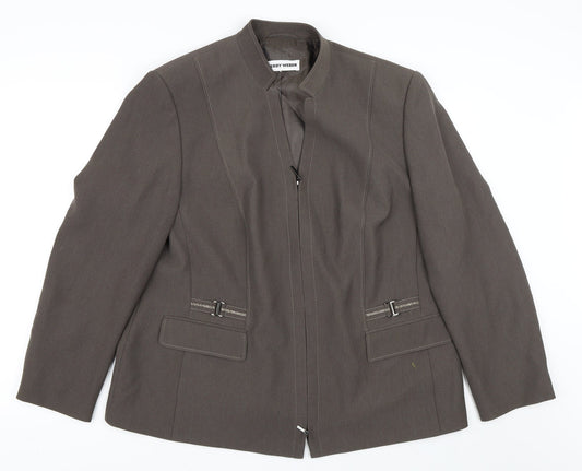 Gerry Weber Womens Brown   Jacket Blazer Size 46