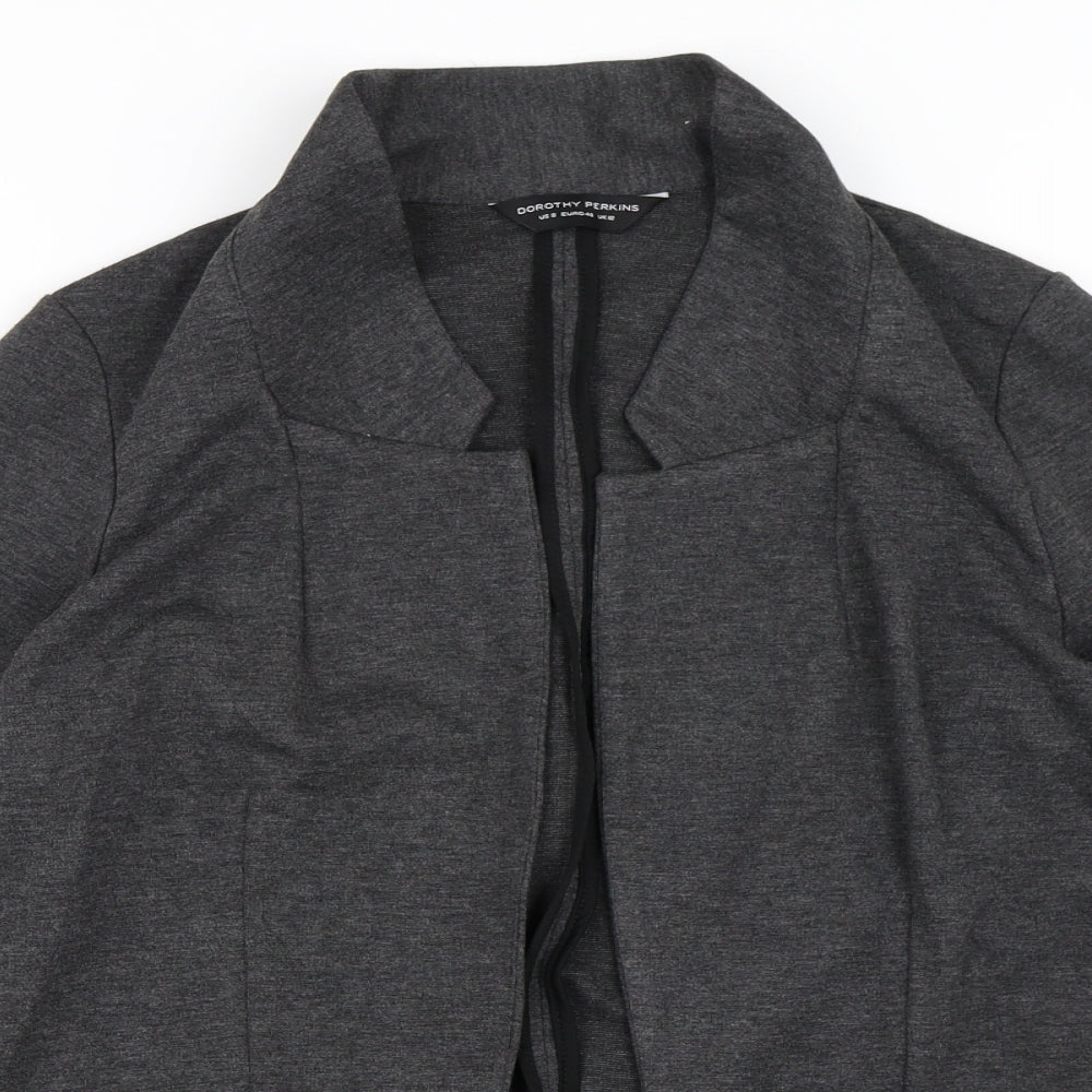 Dorothy Perkins Womens Grey   Cardigan Jumper Size 12