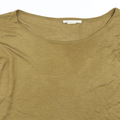 H&M Womens Green   Basic T-Shirt Size XS