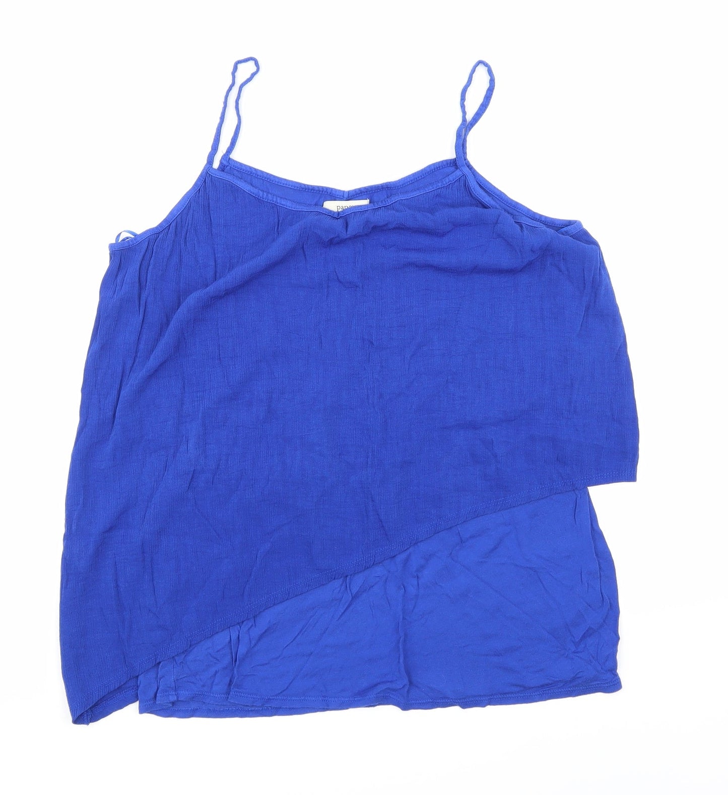 Papaya Womens Blue   Basic Tank Size 14