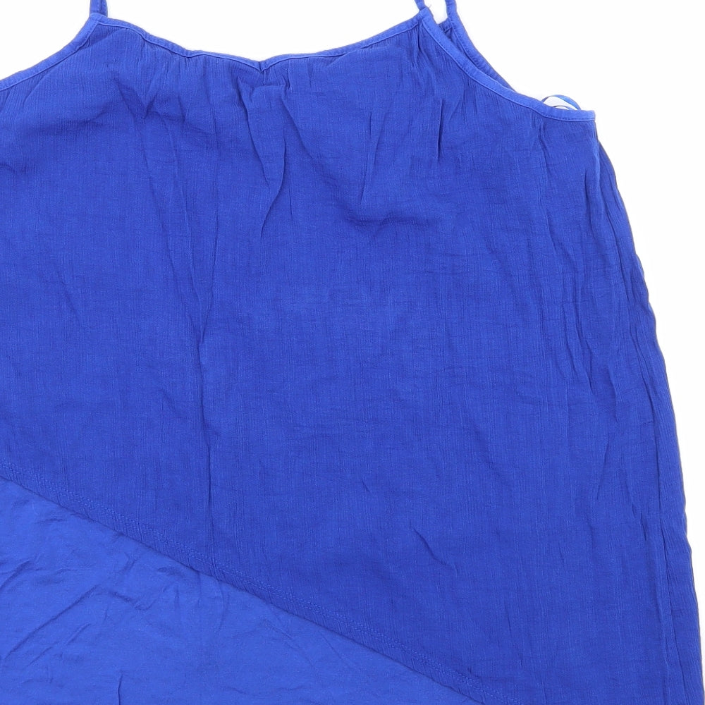 Papaya Womens Blue   Basic Tank Size 14