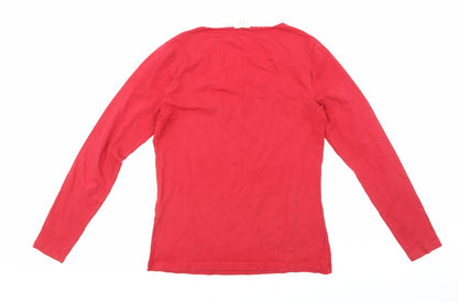 EAST Womens Red   Basic T-Shirt Size 12