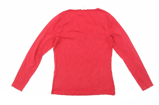 EAST Womens Red   Basic T-Shirt Size 12