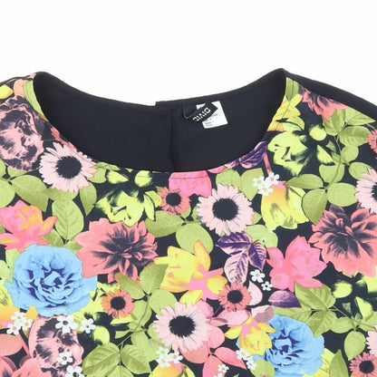 Womens UK Size 12 H&M Black Basic Blouse