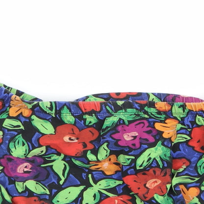 Womens UK Size XS Monki Multicoloured Basic Tank