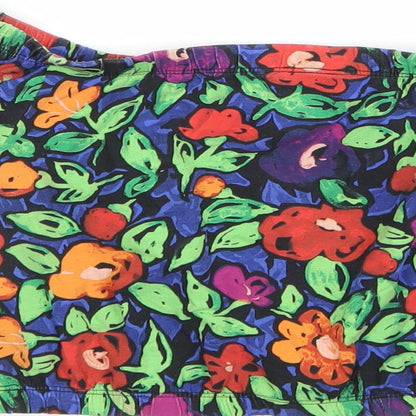 Womens UK Size XS Monki Multicoloured Basic Tank