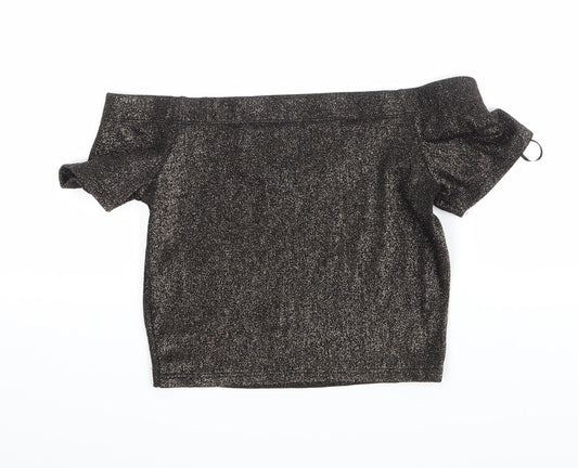 Miss Selfridge Womens Beige   Basic Tank Size 10