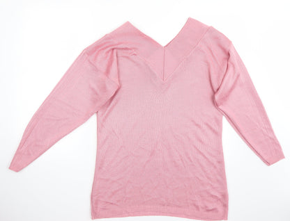 Imagination Womens Pink   Pullover Jumper Size S