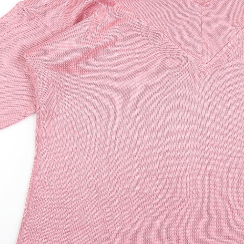 Imagination Womens Pink   Pullover Jumper Size S