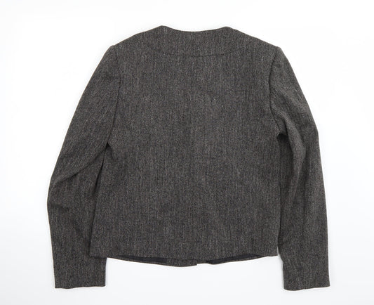 M&Co Womens Grey   Jacket Coat Size 14