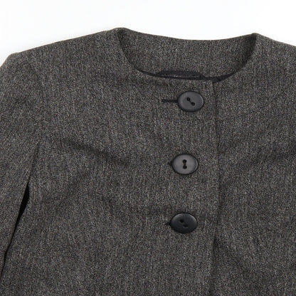 M&Co Womens Grey   Jacket Coat Size 14