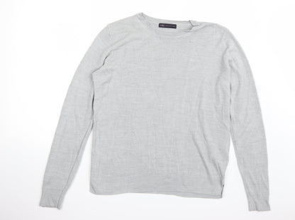 Additional front view of Marks & Spencer women’s grey jumper, size UK 14