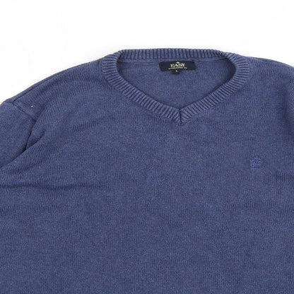 Easy Mens Blue   Pullover Jumper Size L