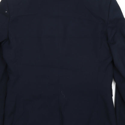 Mens UK Size 38 Preworn Regular Blue Suit Jacket
