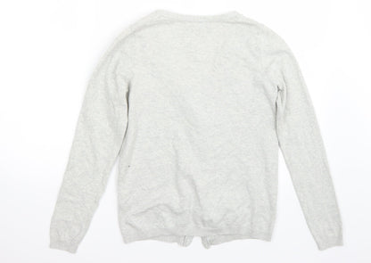 Primark Womens Grey   Cardigan Jumper Size 8