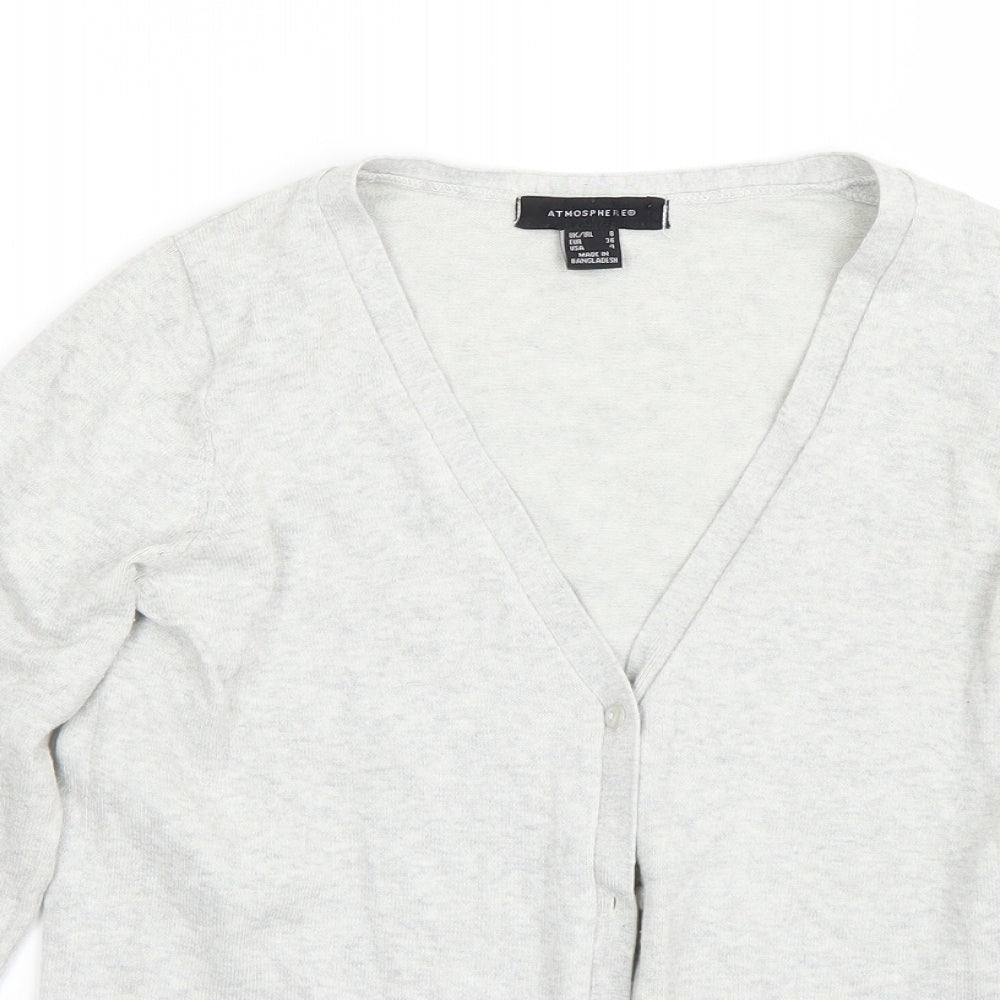Primark Womens Grey   Cardigan Jumper Size 8