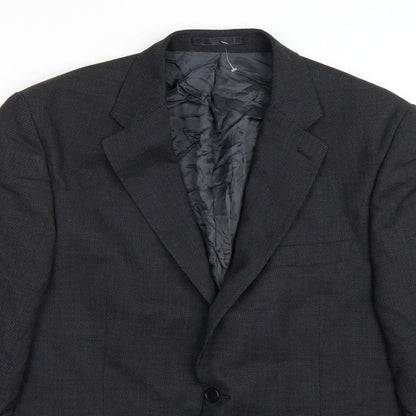 Mens UK Size 40 The label Regular Grey Suit Jacket