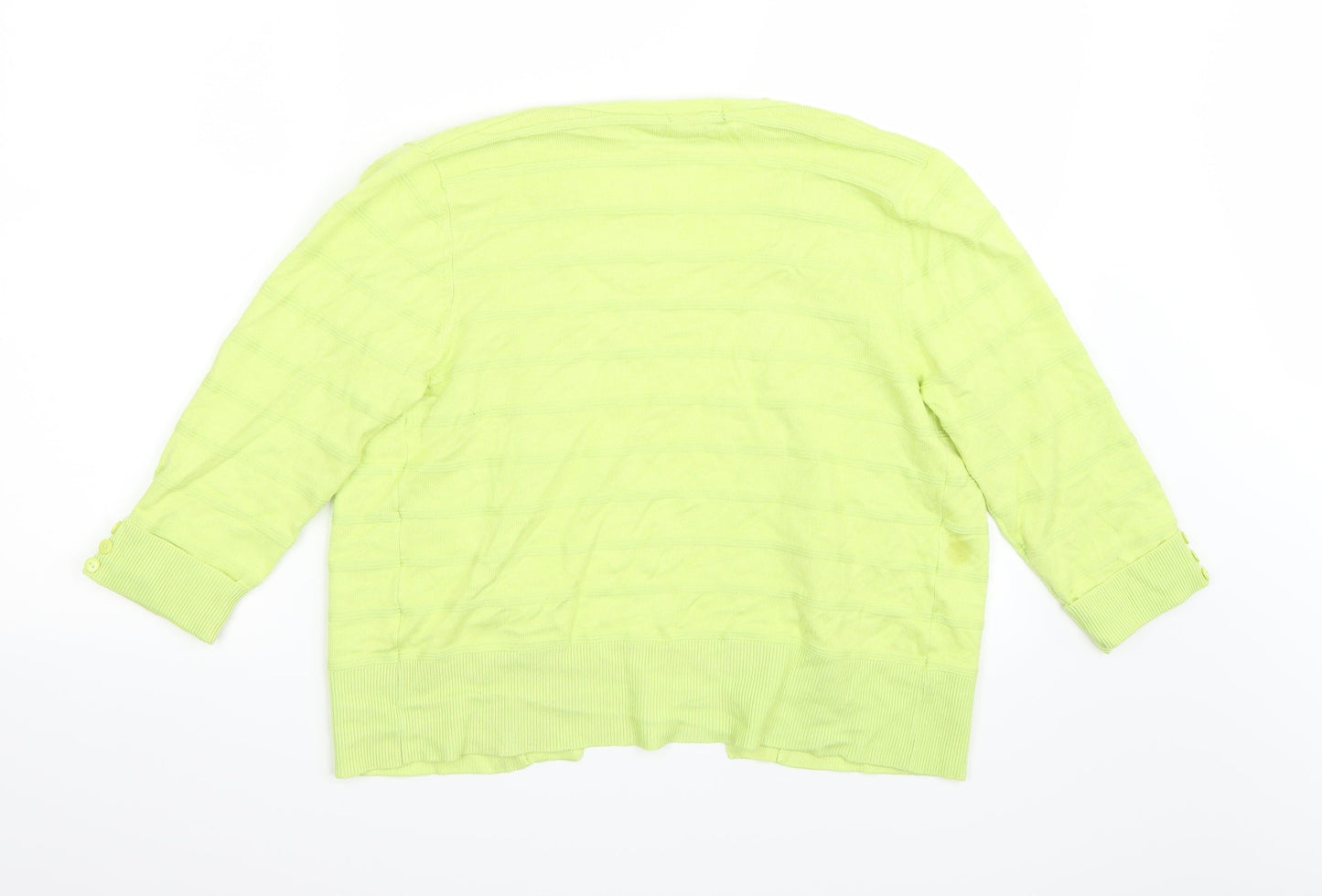 Hepburn Womens Green   Cardigan Jumper Size S