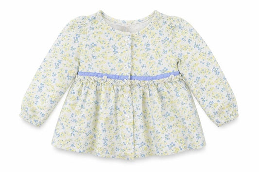 St Bernard Girls White Floral  Fit & Flare  Size 6-9 Months