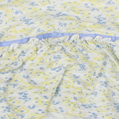 St Bernard Girls White Floral  Fit & Flare  Size 6-9 Months