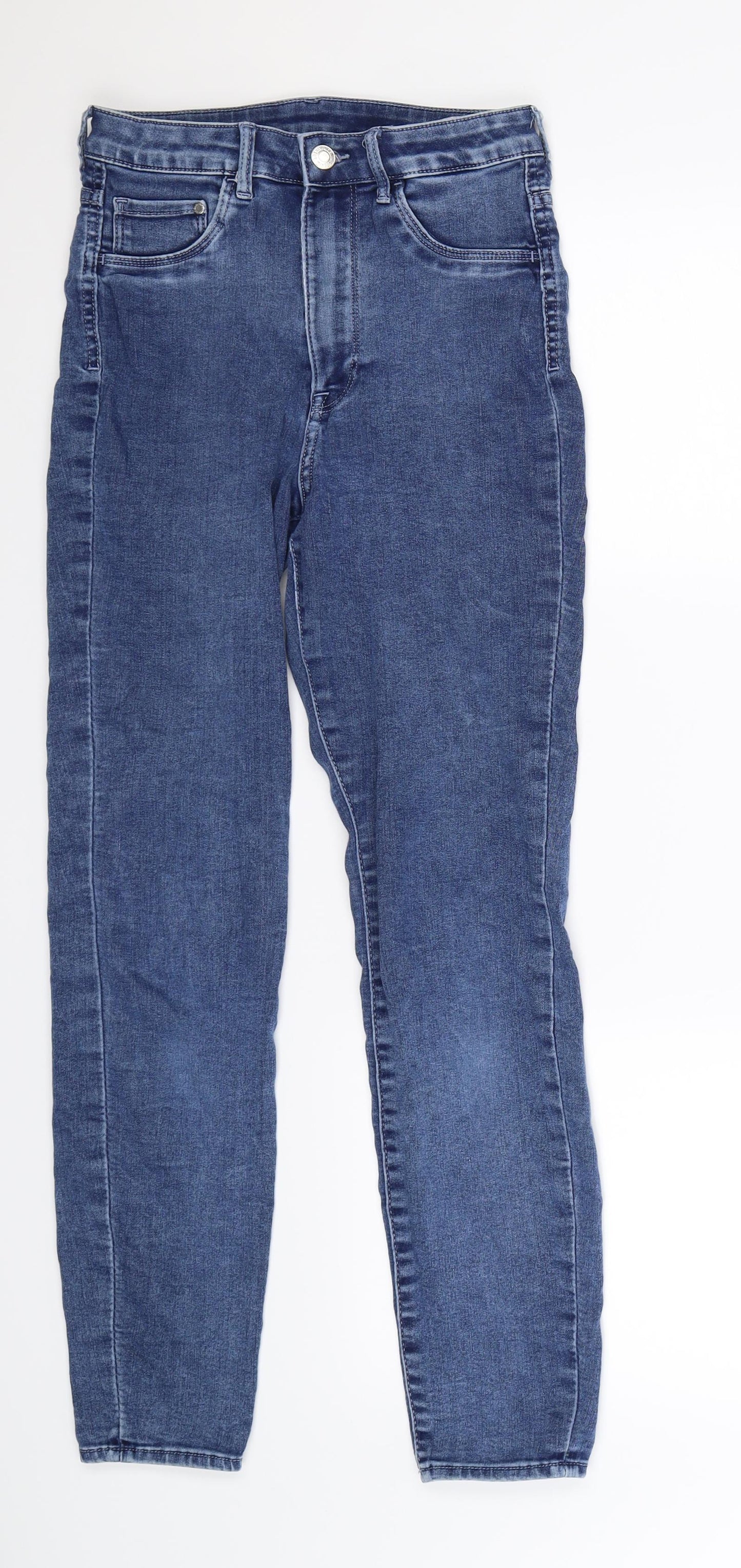 H&M Womens Blue  Denim Jegging Jeans Size 27 in L30 in