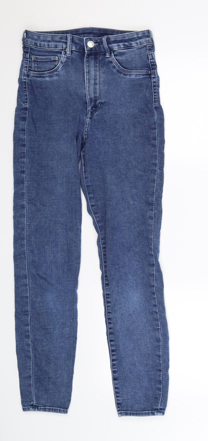 H&M Womens Blue  Denim Jegging Jeans Size 27 in L30 in