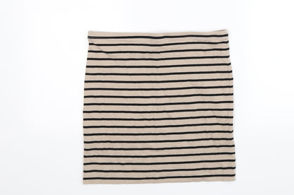 H&M Womens Beige Striped  Mini Skirt Size S