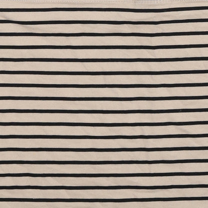 H&M Womens Beige Striped  Mini Skirt Size S