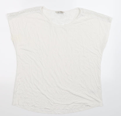 Marks and Spencer Womens White   Basic Tank Size 16