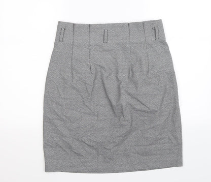 H&M Womens Grey   Straight & Pencil Skirt Size 34 in