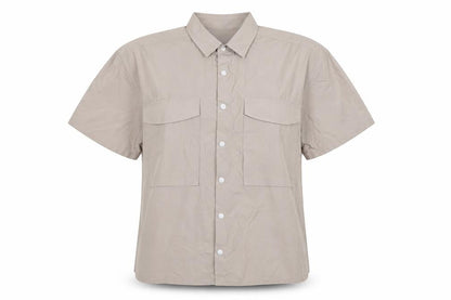 Womens UK Size XS ASOS Grey Basic Button-Up
