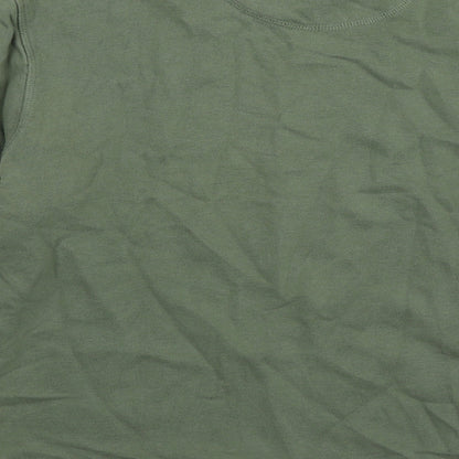 Mens UK Size S Blue Harbour Green Pullover Sweatshirt