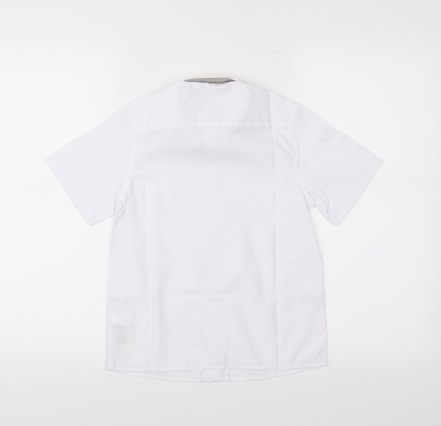 M&S Boys White   Basic Button-Up Size 7-8 Years