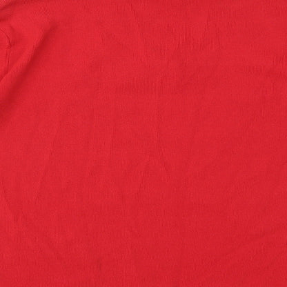 Carolyn Taylor Womens Red   Basic T-Shirt Size 12