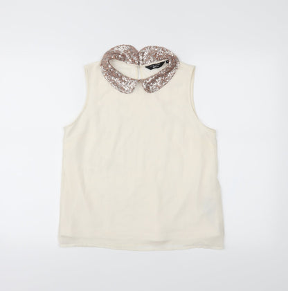 New Look Girls White   Camisole Blouse Size 14 Years