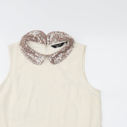 New Look Girls White   Camisole Blouse Size 14 Years
