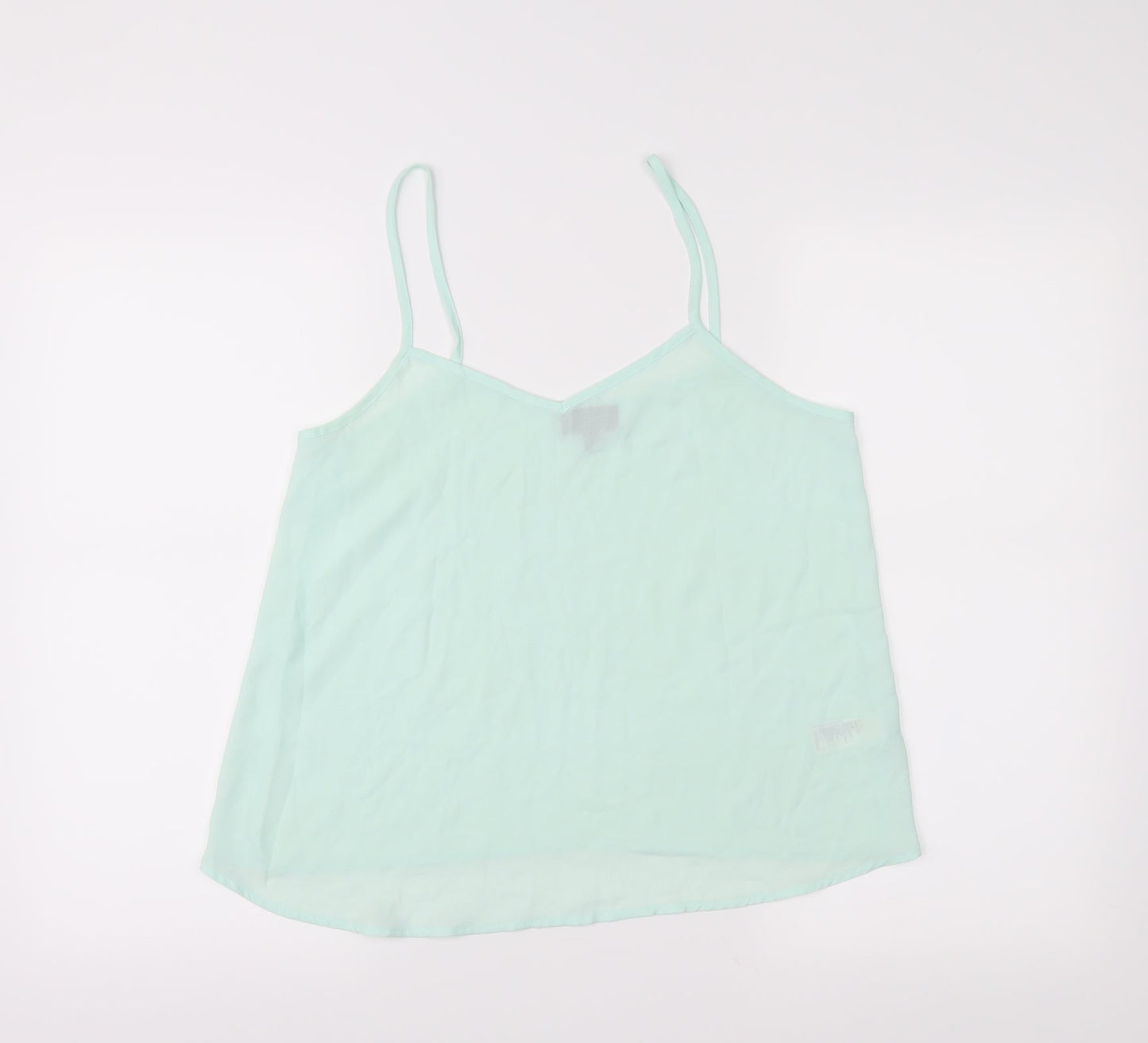 Womens UK Size 10 Topshop Blue Camisole Tank