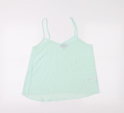Womens UK Size 10 Topshop Blue Camisole Tank