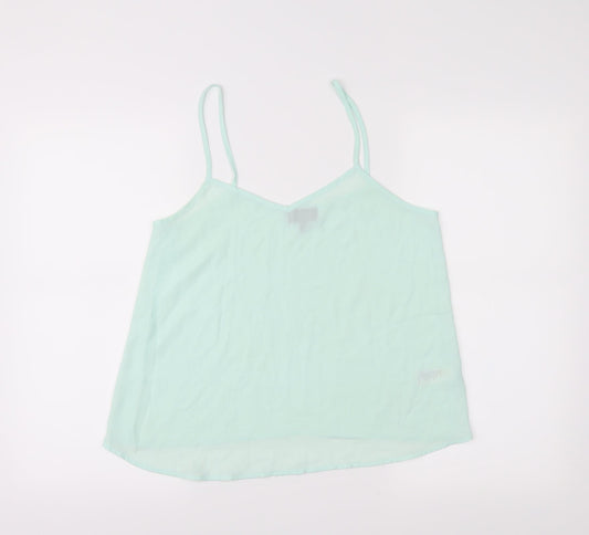 Womens UK Size 10 Topshop Blue Camisole Tank