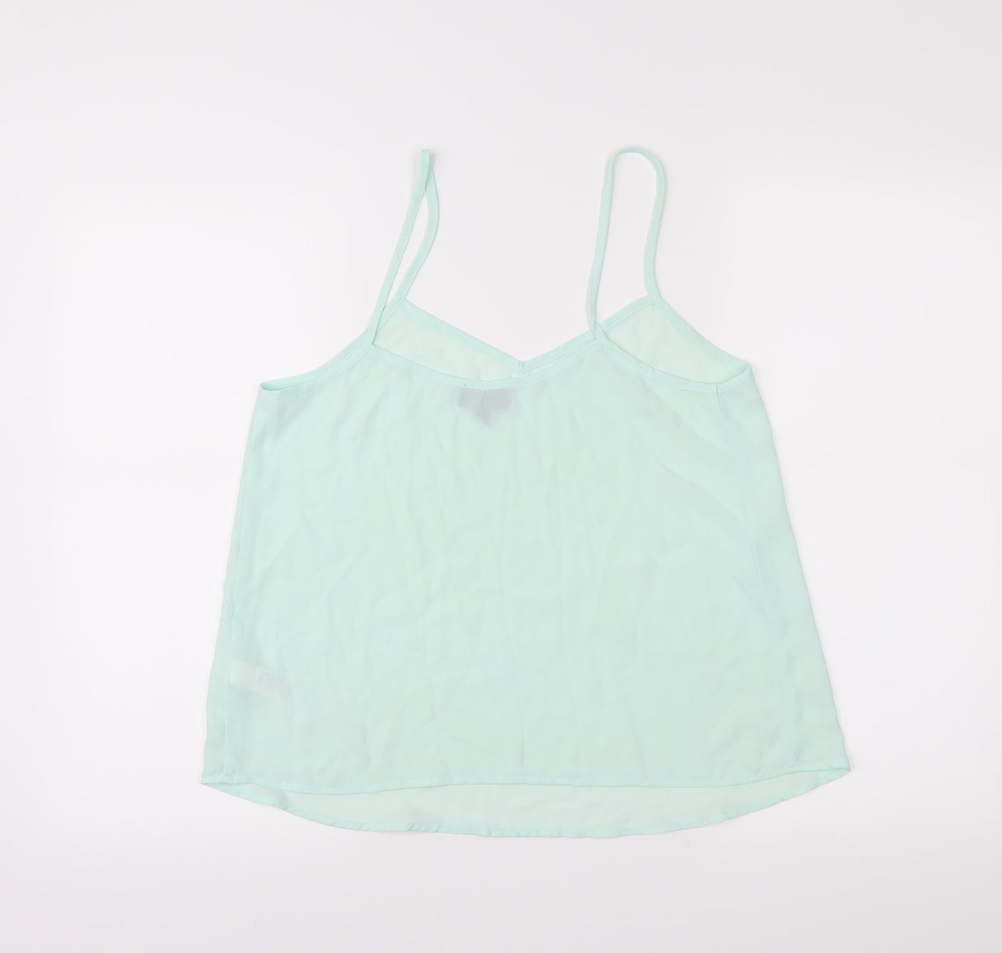Womens UK Size 10 Topshop Blue Camisole Tank