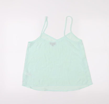 Womens UK Size 10 Topshop Blue Camisole Tank