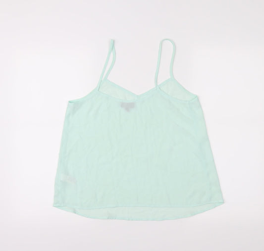 Womens UK Size 10 Topshop Blue Camisole Tank
