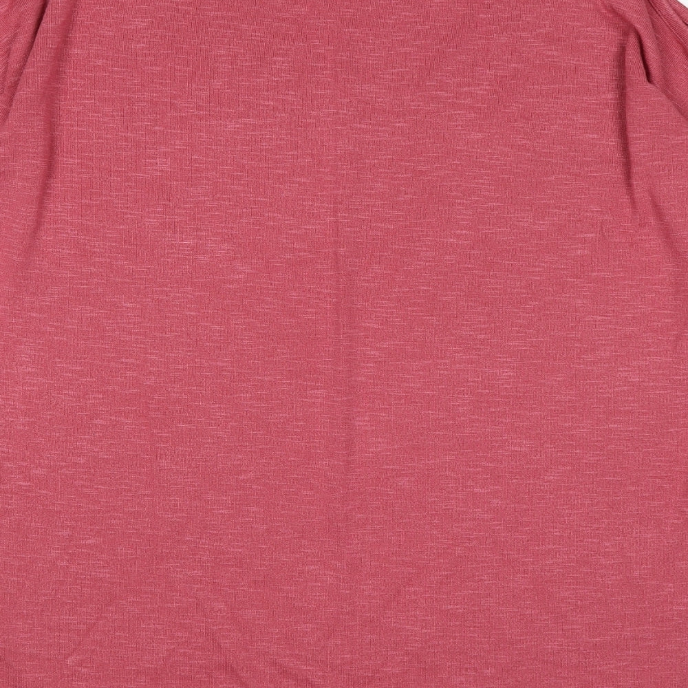 Papaya Womens Pink  Knit Pullover Jumper Size S  - cold shoudlers
