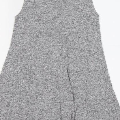 New Look Womens Grey  Jersey Tank Dress  Size 10