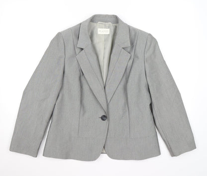 Womens UK Size 12 planet Regular Grey Blazer